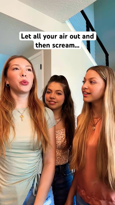 The SILENT SCREAM! 👀🫢🤣 | Triple Charm #Shorts