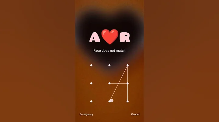 A love R pattern lock ❣️ || A❤R Phone lock || Love status #status