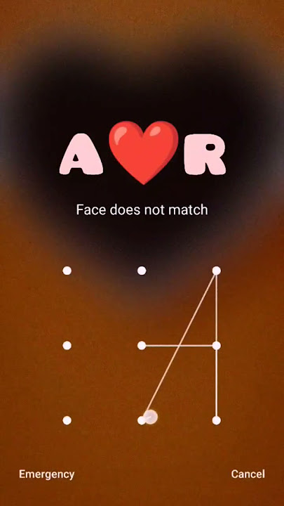 A love R pattern lock ❣️ || A❤R Phone lock || Love status #status