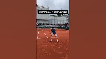 Jannik Sinner Practicing Like a Machine at Roland Garros 2025 💥