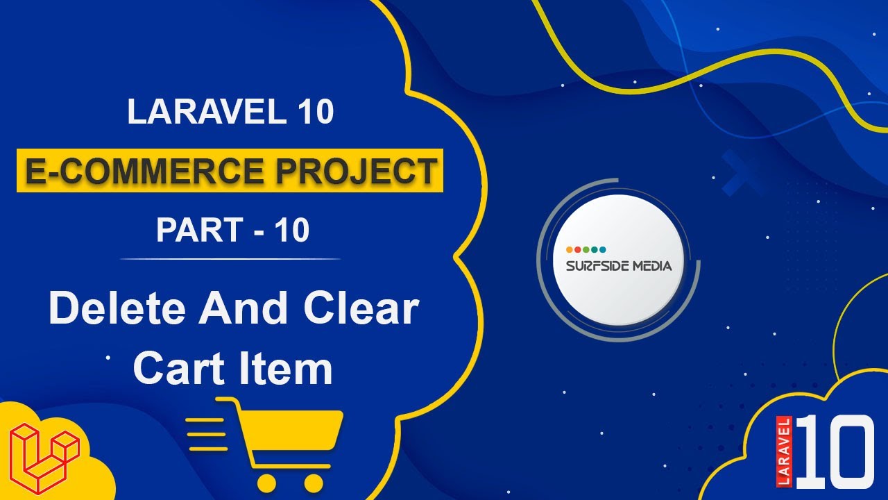 Laravel 10 E-Commerce Project - Delete And Clear Cart Item