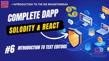 Introduction To Text Editors - Complete DApp Course - Solidity & React