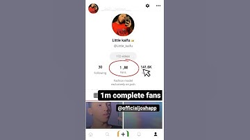 1m complete fans Josh app #shorts #josh #explore