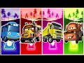 Tayo 🆚 Miss Fritter 🆚 Truck 🆚 Mater| Tiles hop edm rush