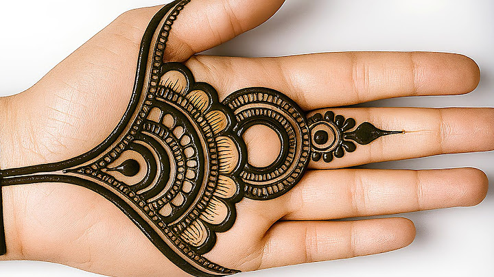 Easy stylish front hand mehndi design | simple mehandi design | mehndi ka design | mehndi design