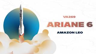 Lancement Ariane 6 avec les nouveaux propulseurs P160C (Amazon LEO - VA269)