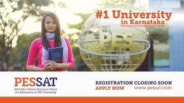 PESSAT 2020 - BTech Registrations Closing Soon