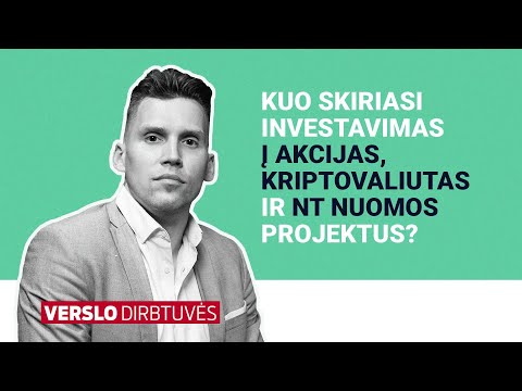 investuoti į kriptovaliutas, o ne akcijas