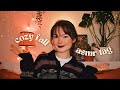 the cozy autumn ASMR tag! (whispers, tapping, fabric sounds)