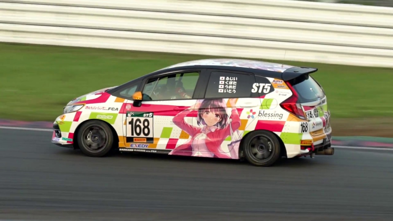S耐 冴えカノレーシング With Fca 18 痛車 Youtube