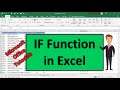 How to Use IF Function in Excel | Excel Functions