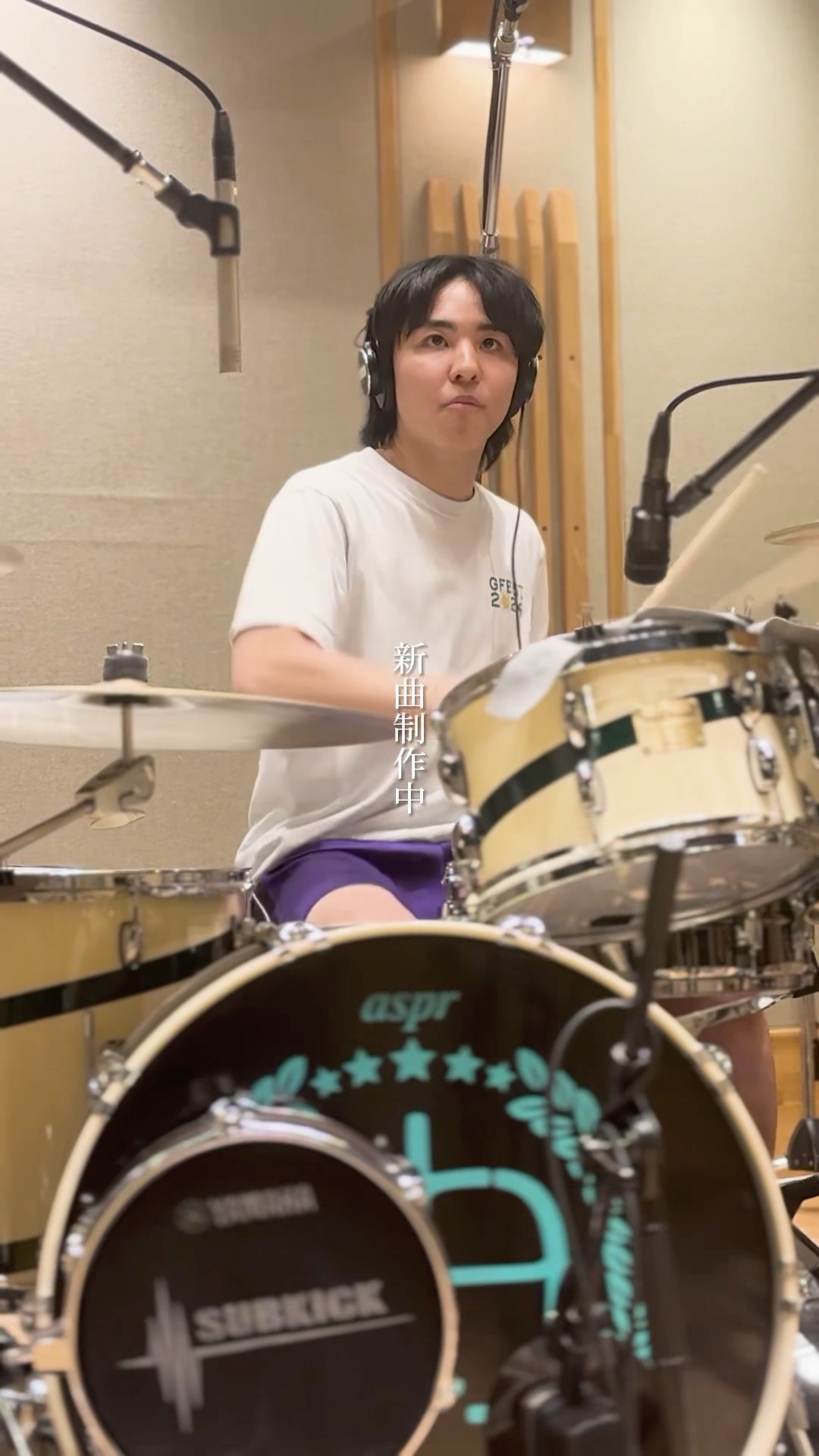 ドラムRECした日🥁 #Novelbright #Novelbright_新曲制作中 #ねぎ - YouTube