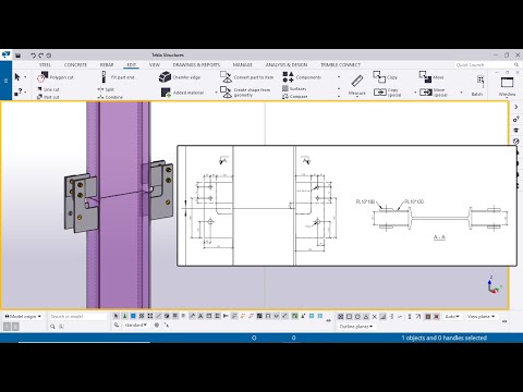 Tekla 2021 Tutorial 20 | Connection with Example