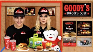 Δουλεύουμε στο ΧΑΡΤΙΝΟ GOODY'S ΓΙΑ 24 ΩΡΕΣ CHALLENGE !