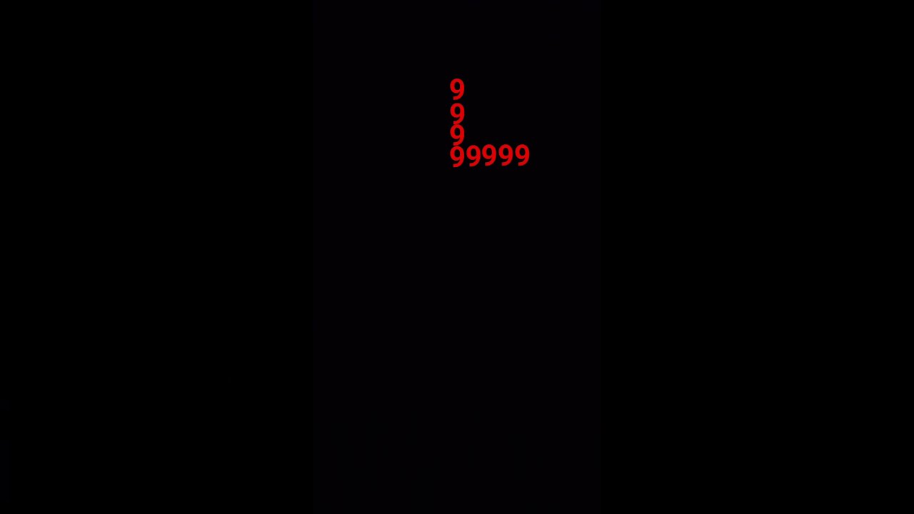 How Many 9 In This Video And Which Letter 