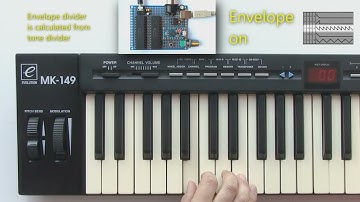 Dual AY-3-8910 MIDI synthesizer with envelope modes, part 3