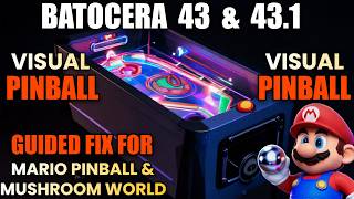 Batocera 43 & 43.1 Visual pinball Super mario pinball table fixes