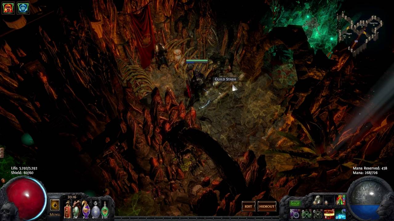 Path of Exile - Hideout Showcase - The Mysterious Cave - YouTube