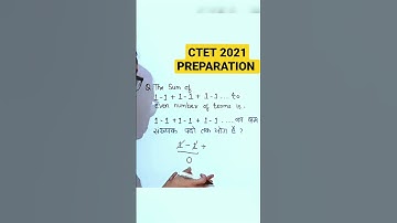 CTET Maths Preparation Paper 1
