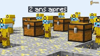 Ca fait 2 ANS qu'ils MINENT de l'or ! - Skyblock Hypixel