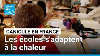 Canicule en France : les écoles tentent de s'adapter • FRANCE 24