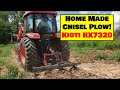 Home Made Chisel Plow Action! AND... Do a good deed today. KIOTI RX7320 Action.
