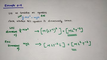 Example 2.15 // Class 11 Physics // Chapter 2 Units and measurements