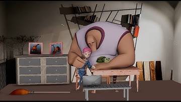 Animation mentor AN02 week 8-11 assignment (feat. Spacetaxi from (T)Raumschiff surprise)