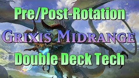 Mtg Double Deck Tech: Grixis Midrange (Pre and Post-Rotation)
