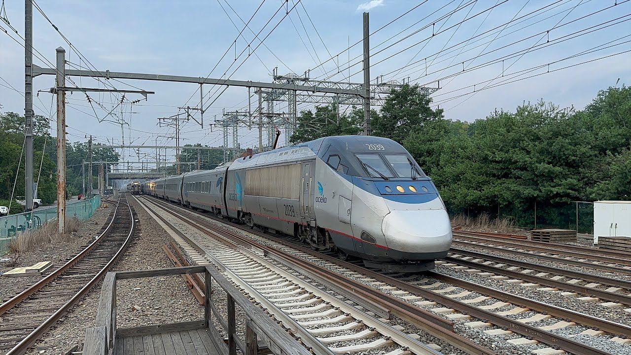 Amtrak & NJ Transit Northeast Corridor Weekend Action in New Jersey (7/27/25)