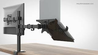 ULTi Evo Dual Monitor Arm with Laptop Holder - Installation Video