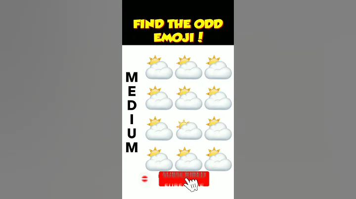 HOW GOOD ARE YOUR EYES 👀🔥| Find the odd emojiout challenge | #emojichallenge  #findthedifference