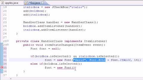 Java Programming Tutorial - 65 - The Final Check Box Program