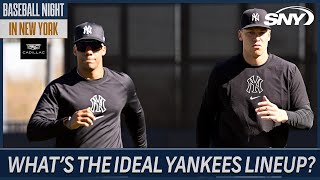 With the presence of Aaron Judge \& addition of Juan Soto, what's the ideal Yankees lineup? | SNY