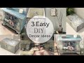 3 Easy Home Decor DIY: Decoupage &amp; Chalk Paint with Glaze