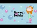 Mindful monday blowing bubbles