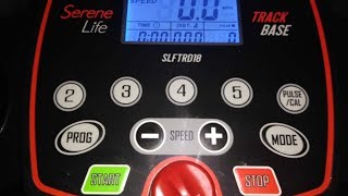 SereneLife Smart Digital Folding Exercise Machine Review - SLFTRD18