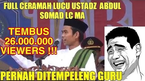 CERAMAH USTADZ ABDUL SOMAD DI RANTAUPRAPAT LABUHANBATU