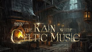 Relaxing Fireside Music in a Rain Medieval Tavern💦Perfect for Sleep, Relaxation, and Study