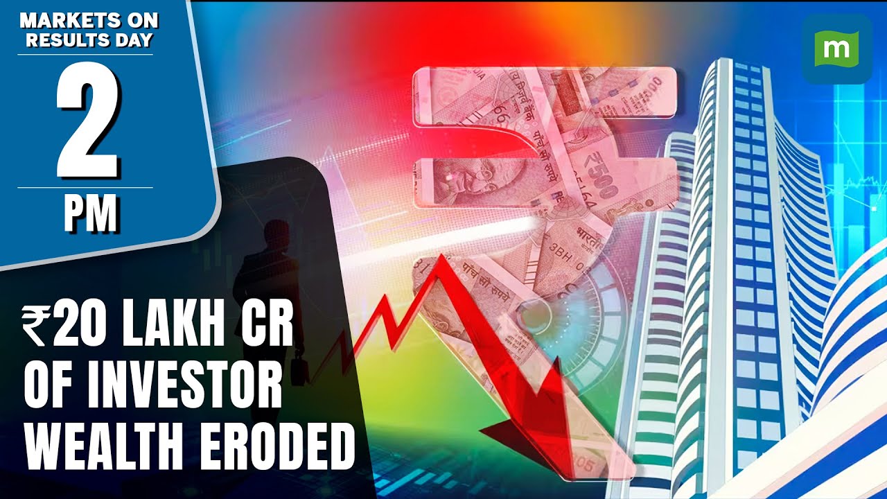 Election Results Nifty Sensex Plunge Over 5 Adani Stocks Landt Top Losers In Trade N18er