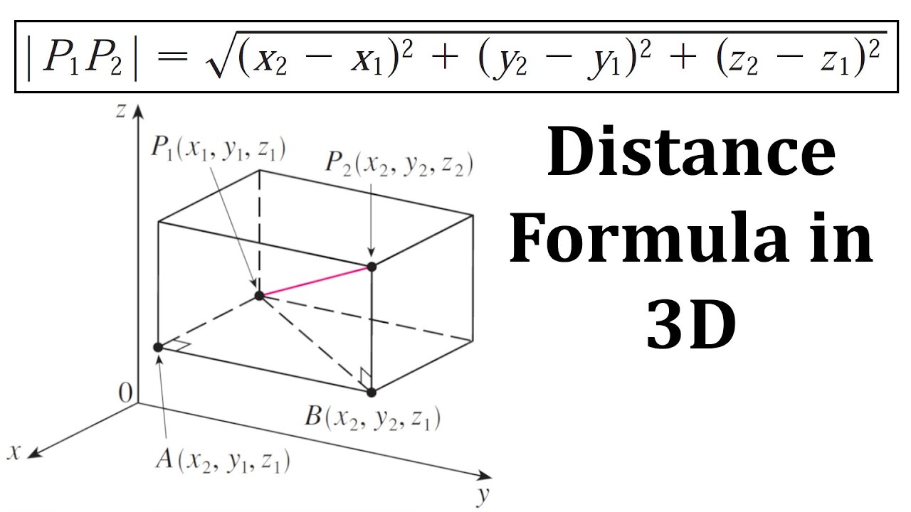 Distance Formula In 2D And 3D And Their Proofs YouTube distance-formula-in-2d-and-3d-and-their-proofs-youtube