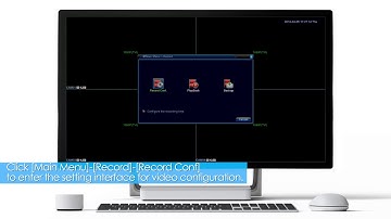 How to set and play back recordings for SANNCE DE81N DE41N DH81NK