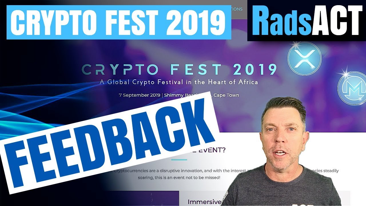 Crypto Fest 2019 feedback... video editing software free