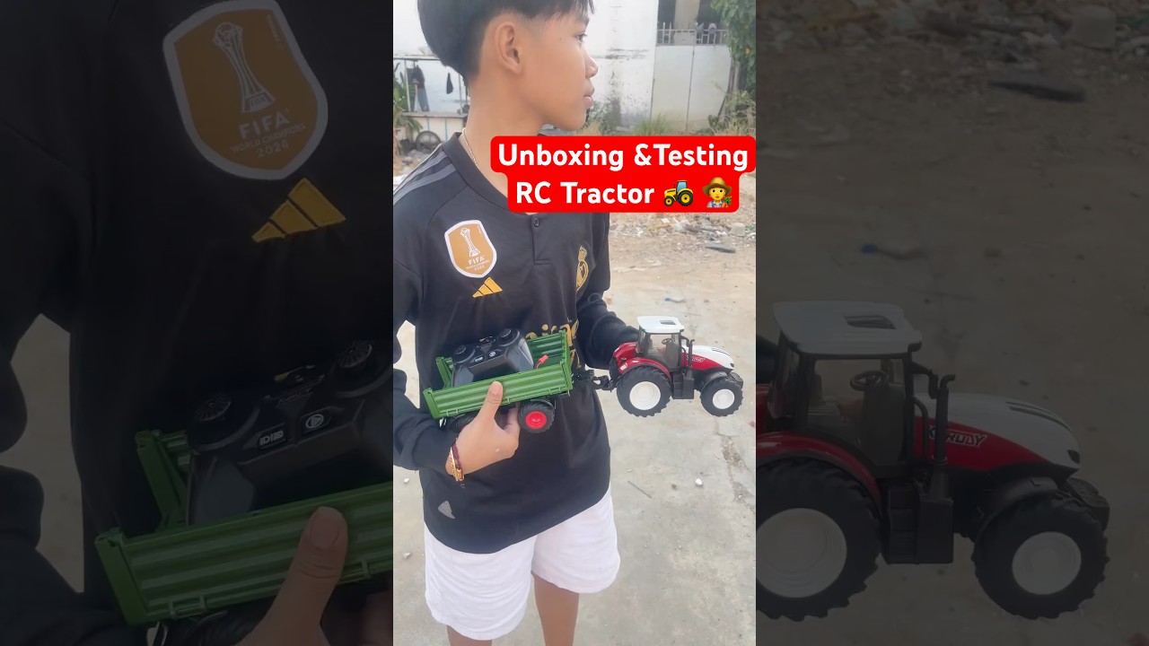 Unboxing &Testing RC Tractor Farm 🚜🧑‍🌾