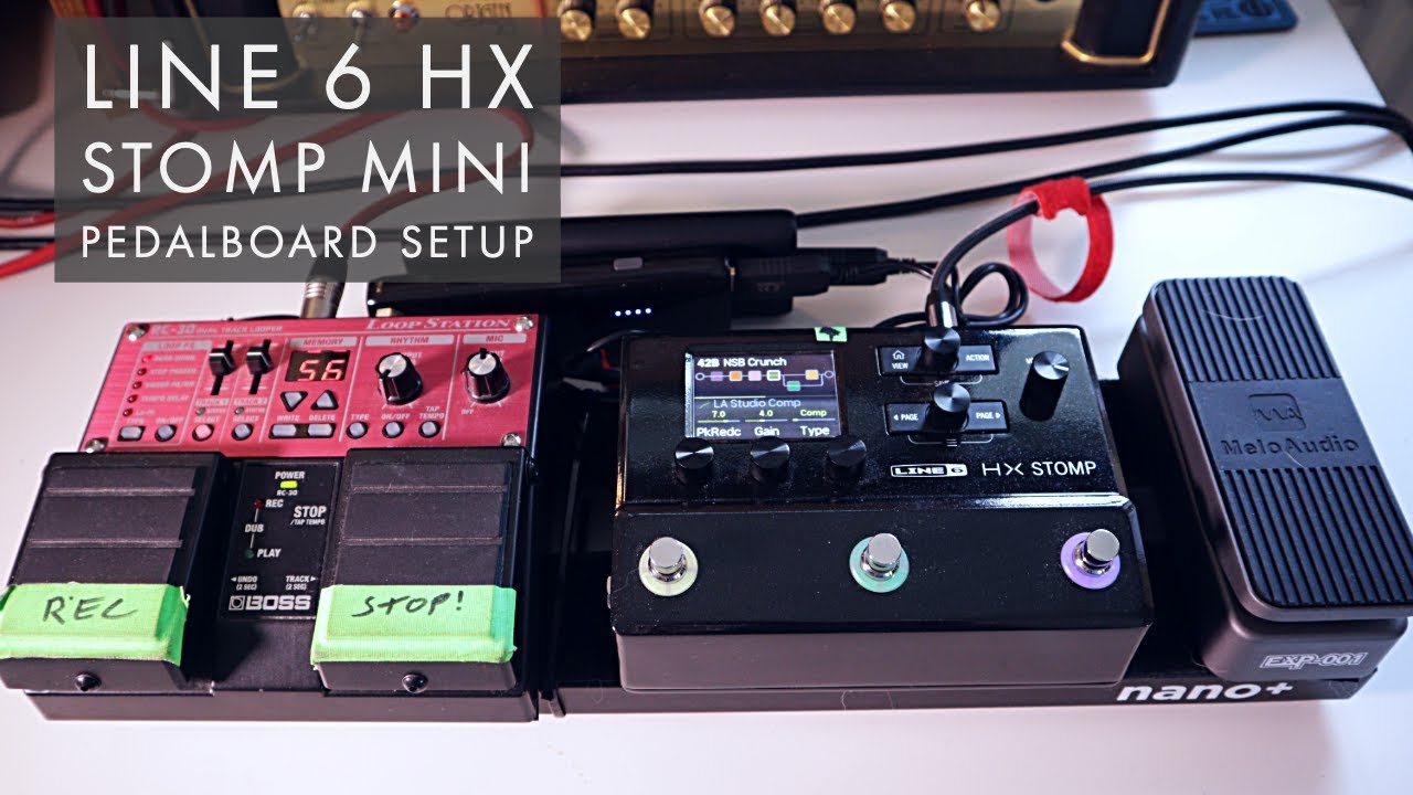 hx stomp pedalboard setup