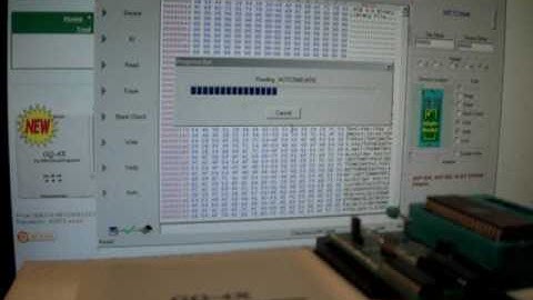 Using ADP-054 on GQ-4X programmer for M27C2048  and M27C160 ( 27C2048 27C160 ) mcumall