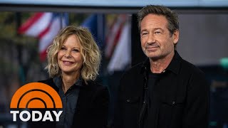 Meg Ryan and David Duchovny talk new film ‘What Happens Later’