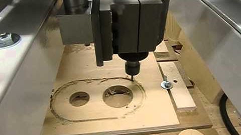 Cutting my first part with new spindle
