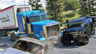 Hard Truck Movie All full episodes | GTA 5 Short film