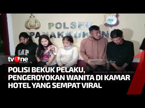 4 Pengeroyok Perempuan di Kamar Hotel Makassar Ditangkap di Poso | Kabar Utama tvOne